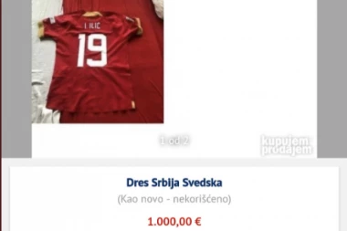 BRUKA I SRAMOTA RODITELJA: Dresovi srpskih reprezentativaca poklonjeni deci završili u oglasima - žele da zarade hiljadu evra!