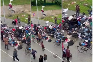 Kakav smo to narod postali? Prodavci se sklonili od nevremena, za to vreme IM KRALI STVARI! (VIDEO)