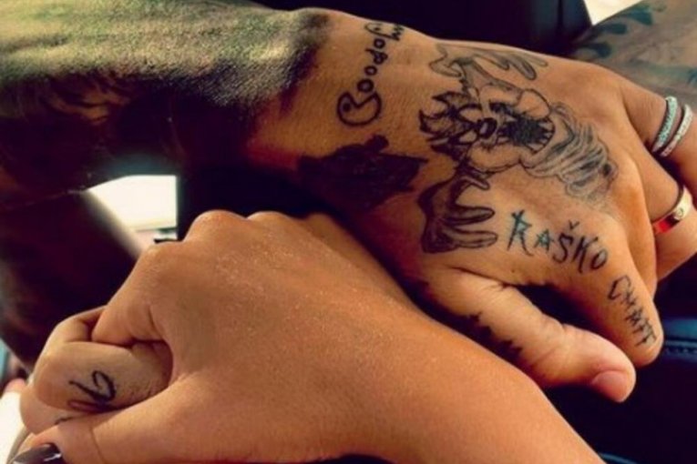 Anastasija Ražnatović i Nemanja Gudelj Instagram