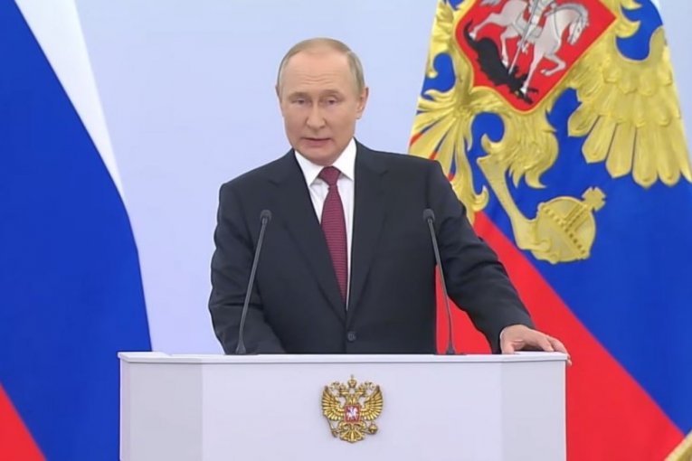 POČELA SVEČANOST U KREMLJU: Putin zvanično pripaja četiri regiona Ruskoj Federaciji (UŽIVO)