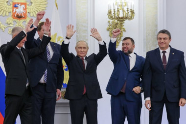 PUTIN PROŠIRIO RUSIJU: Četiri regiona ujedinjena sa Ruskom Federacijom