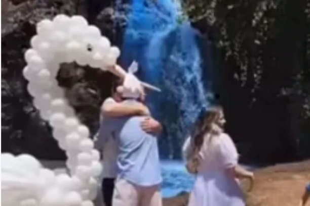 HTELI DA OTKRIJU POL BEBE PA ZATROVALI VODU ZA POLA GRADA: Evo kako je mladi bračni par razbesno planetu! (VIDEO)