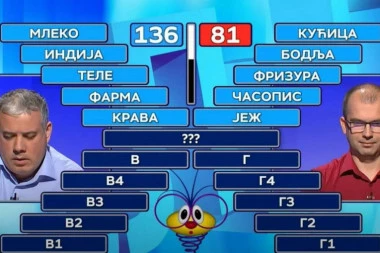 URNEBESNI ODGOVOR U SLAGALICI: Šta je konačno rešenje - krava, jež? (VIDEO)