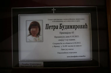 POCEPANA UMRLICA MONSTRUMA KOJI JE UDAVIO SVOJE DETE! Komšije nisu dozvolile da stoji pored slike male PETRE!