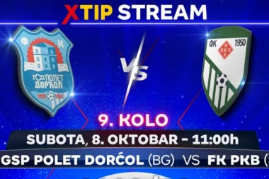 Deveto kolo Beogradske zone, samo na Xtip Stream-u!