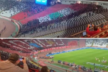 RAT DELIJA I MAĐARA NA MARAKANI: Navijači u prvom planu pred meč Zvezda - Ferencvaroš! (VIDEO)