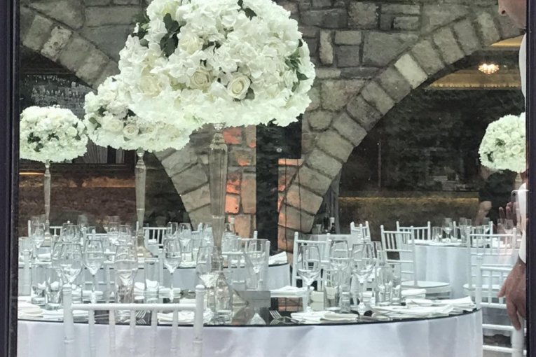 Dekoracija na svadbi Vanje Mijatović 