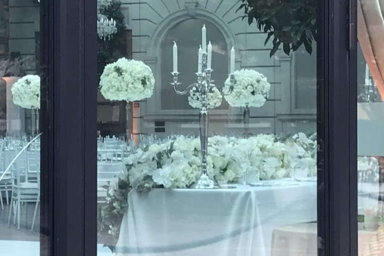 Dekoracija na svadbi Vanje Mijatović 