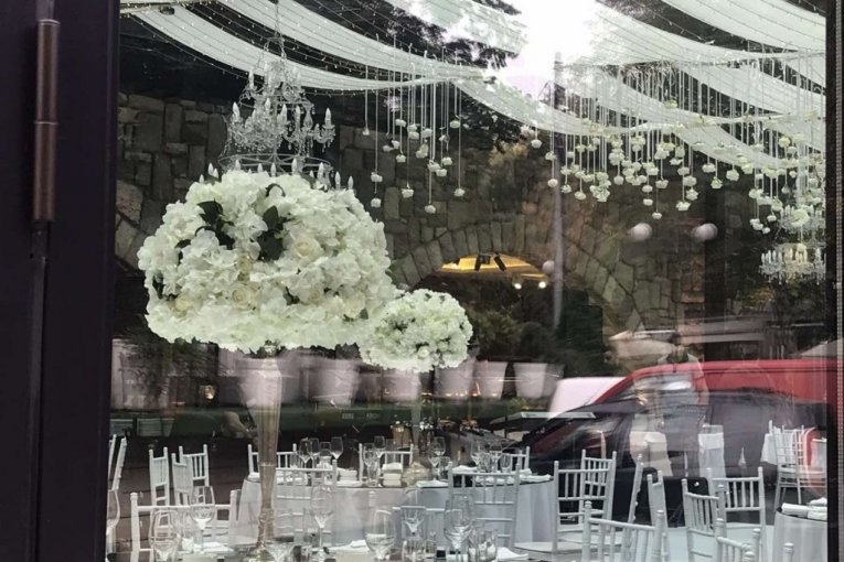 Dekoracija na svadbi Vanje Mijatović 