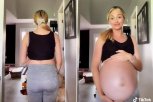 SVI SU ZANEMELI KADA SU ČULI KOLIKO BEBA "NOSI": Žena pokazala trudnički stomak (FOTO, VIDEO)