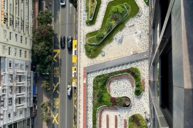 OBEĆANO ISPUNJENO! Pogledajte kako izgleda park zona na krovu Beograđanke (FOTO)