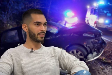 Bivši zadrugar imao TEŠKU SAOBRAĆAJKU! Banetu Đokiću OTKAZALE KOČNICE, zakucao se u bankinu! (FOTO)