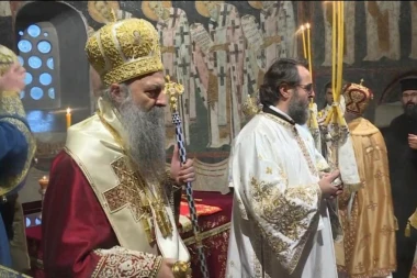 HRVATI NAPALI PORFIRIJA! Smeta im što patrijarh brani srpske interese, SKANDALOZNE optužbe iz Zagreba! (FOTO)