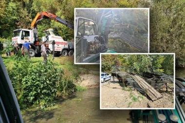 Most smrti izvađen iz Zapadne Morave! Sajle pukle pod teretom, poginule dve žene, desetoro povređeno!