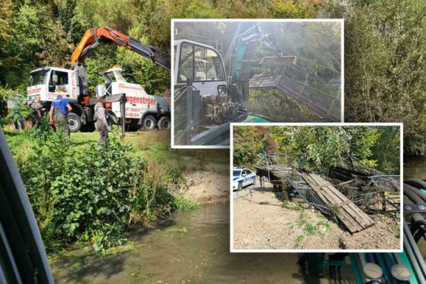 Most smrti izvađen iz Zapadne Morave! Sajle pukle pod teretom, poginule dve žene, desetoro povređeno!