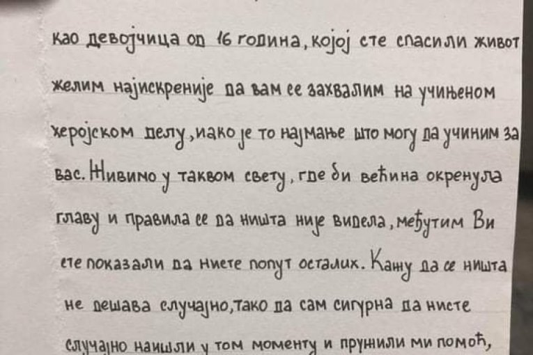 Zahvalnica za herojstvo