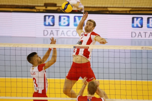 ZVEZDA POČISTILA RIVALA: Crveno-beli u šesnaestini finala Kupa CEV