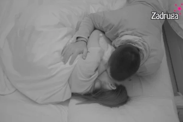 SVE PRŠTALO OD STRASTI: Marko Marković se ušuškao pored Milice Veselinović, a onda se desilo OVO! (VIDEO)