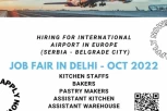 OGLAS U INDIJI ZA POSAO NA BEOGRADSKOM AERODROMU: U Delhiju traže pekare, kuvare, asistente u kuhinji (FOTO)