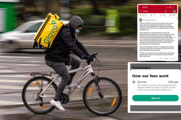 GLOVO, GLOVO, ŠTA NAM RADIŠ OVO: Bes i ogorčenje zbog sramnog poskupljenja!