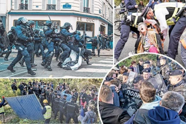 NEVIĐENO LICEMERJE DELA OPOZICIJE I TZV. EKOLOGA: Kad stranci biju,  aplauz dobiju, A KOD NAS TUKU POLICIJU