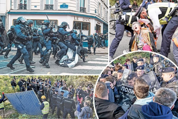 NEVIĐENO LICEMERJE DELA OPOZICIJE I TZV. EKOLOGA: Kad stranci biju,  aplauz dobiju, A KOD NAS TUKU POLICIJU