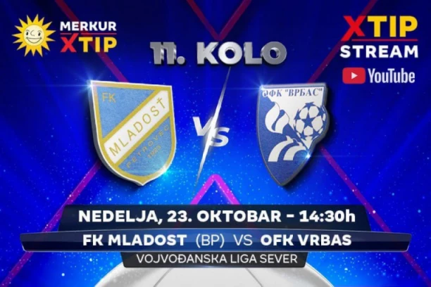 Derbi susret Vojvođanske lige – grupa Sever, samo na Xtip Stream-u!