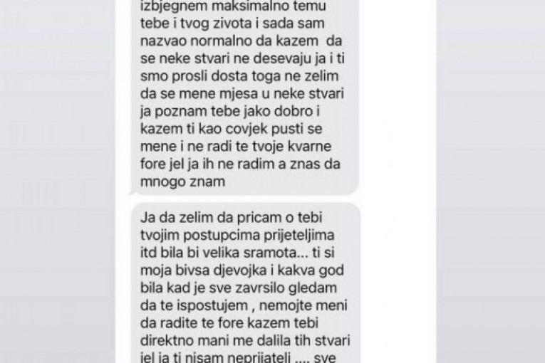 Filip Car šalje poruke Dalili Dragojević