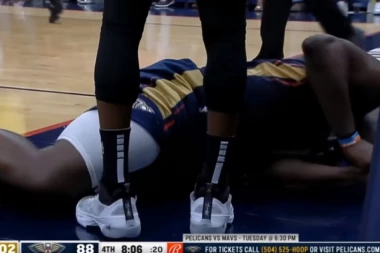 KOMPLETNA HALA JE ZANEMELA: Stravičan pad zvezde Nju Orleansa! (VIDEO)