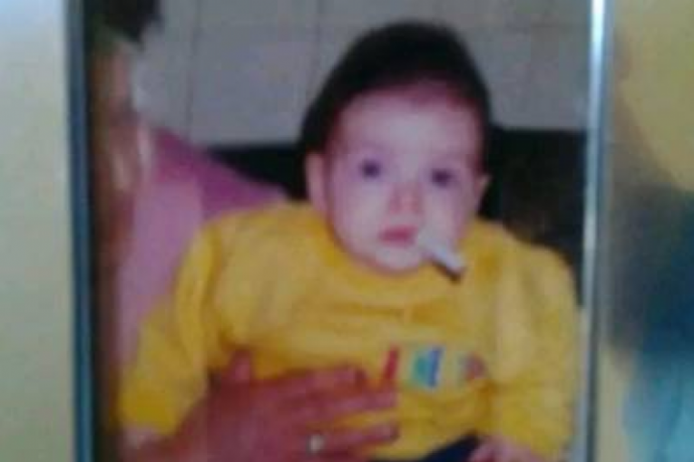 Marko Smiljić kao beba