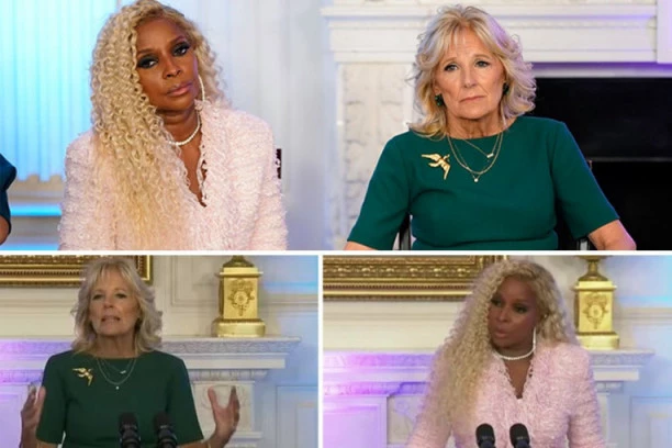 EMOTIVNI GOVOR MERI DŽEJ BLAJDŽ, DOK JE PRVA DAMA DRŽI ZA RUKU: "Da su članovi moje porodice ovo znali, danas bi bili živi" (FOTO)