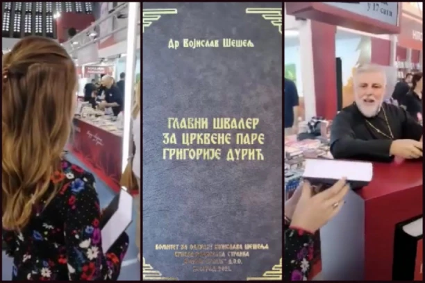 SAČEKUŠA ZA GRIGORIJA NA SAJMU KNJIGA: Mlada radikalka htela da mu proda određenu knjigu, ovako je reagovao (VIDEO)