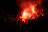 STIGLI SU! Turski fanatici u centru Beograda, orile su se navijačke pesme Trabzona! (VIDEO)