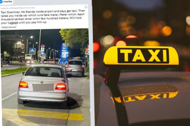 LAŽNI TAKSISTI HARAJU! Nova šema prevare: Taksimetar otkuca astronomsku cifru, pa ne daju prtljag dok ne platite! (FOTO)