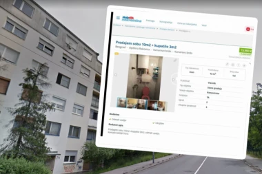 OPŠTE LUDILO! ČOVEK PRODAJE SOBU U BEOGRADU U OKVIRU STANA ZA 1.220 EVRA PO KVADRATU! Videla žaba da se konj potkiva... (FOTO)