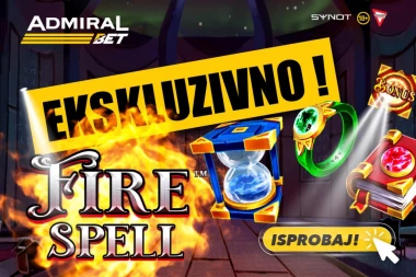 EKSKLUZIVNO U ADMIRALBET-U: Uz novi Synot slot 20% cashback-a