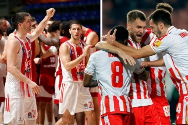 VELIKA CRVENO-BELA PORODICA: Fudbaleri i košarkaši Crvene zvezde zajedno čarterom putuju za Monako (VIDEO, FOTO)