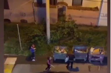 HOROR SCENA U BEOGRADU: Braneći se od napadača, žena mu slomila letvu o glavu, SVE POSMATRALO DETE (VIDEO)