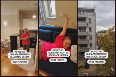 RUSKINJA POKAZALA STAN U BEOGRADU: Plaća ga 950 evra mesečno, Srbi se naljutili zbog ovoga