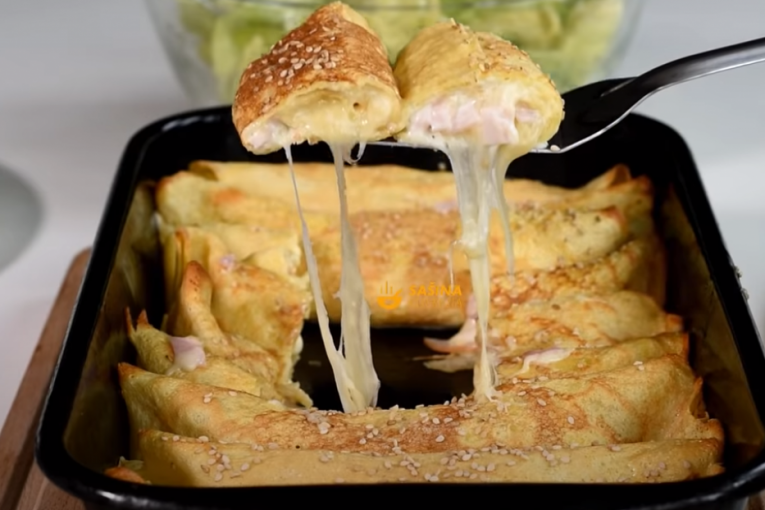 Zapečene slane palačinke