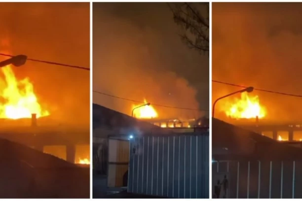 VELIKI POŽAR NA PALILULI! Gorelo tokom noći, vatrogasci još uvek na terenu!