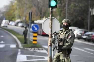 USTANIČKA VRVI OD POLICIJE: Nastavak suđenja veka, Srđan Lalić i Velja Nevolja oči u oči (FOTO)