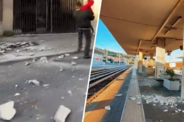 OVO SU PRVI SNIMCI ZEMLJOTRESA U ITALIJI: Jak potres razorio grad, drmalo se i kod SUSEDA!