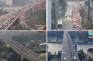 KOLAPS U BEOGRADU! Vozila mile prestonicom, trenutno je najgore OVDE!