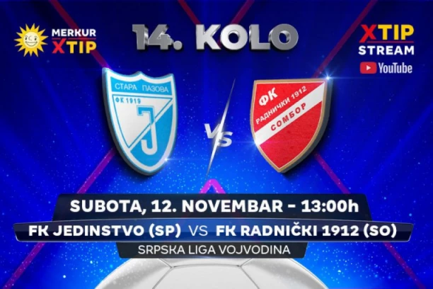 Derbi meč 14. kolo Srpske lige – grupa Vojvodina, samo na Xtip Stream-u!