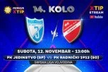 Derbi meč 14. kolo Srpske lige – grupa Vojvodina, samo na Xtip Stream-u!