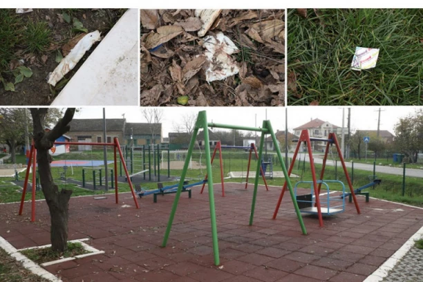 SLIKE IZ DEČJEG PARKA ŠOKIRALE MEŠTANE! Odsečene životinjske uši, krvave maramice, prezervativi: NAROD U STRAHU!  (FOTO, VIDEO)