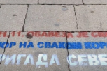 OSVANULI GRAFITI U KOSOVSKOJ MITROVICI: ''Brigada Sever'' pozvala građane na otpor