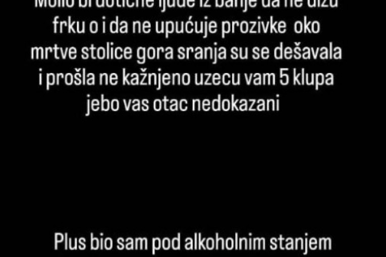 Mladić priznao da je razbio klupu