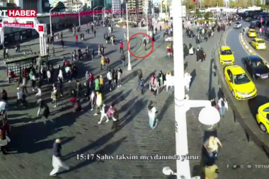 OBJAVLJEN NOVI SNIMAK TERORISTKINJE IZ ISTANBULA! Poznato njeno kretanje pre eksplozije! (VIDEO)
